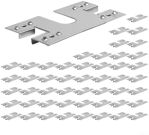 50 Stück Solarpanel-Erdungs-Clip-Unterlegscheiben mit 304 Edelstahl für Photovoltaik-Carports und Dachhalterungen