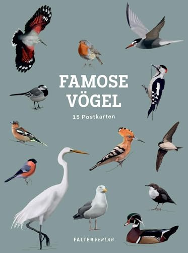 Famose Vögel - Postkartenbuch: 15 Postkarten