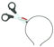 Zac's Alter Ego Halloween Fancy Dress Zombie Scissors Headband