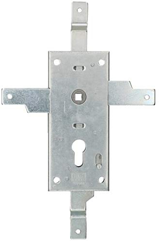 KOTARBAU® Serrure de garage 60 mm en acier - Serrure de porte de garage - Cylindre profilé pour portes basculantes - Fermeture de portail