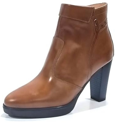 Nero Giardini 411210d Stivaletti In Pelle Donna CUOIO 37