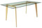 HABITMOBEL Mesa Comedor Cristal Templado, 160 x 90 cms
