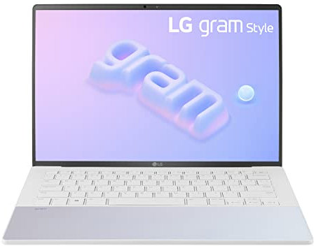 LG gram Style 14” OLED Laptop, Intel 13th Gen Core i7 Evo Platform, Windows 11 Home, 16GB RAM, 512GB SSD, Dynamic White