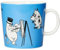Arabia Moomin Tasse, auch hochwertigem Porzellan, in der Farbe Blau, Maße: 12x9,4x9 cm, Fassungsvermögen: 0,4 L, 1062210