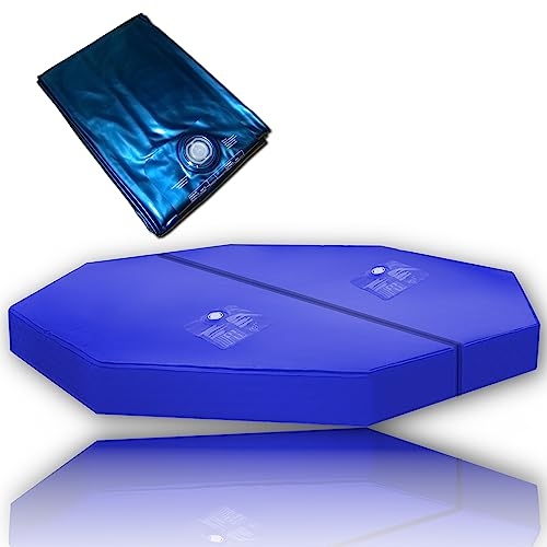 8-Eck 240 cm Achteck Dual Matratze Wasserkern Softside Wasserbett (Beruhigung F5)