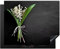 KitchenYeah© Herdabdeckplatte Einteilig Ceranfeld Abdeckplatte Küche Deko Ceranfeldabdeckung Herdabdeckung Induktionsmatte Maiglöckchen - Lily - Blumen - Stilleben - Flora - Weiß - 65x52 cm