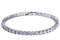 Generic PULABO Luxus 4mm Zirkonia Tennis Armbänder Iced Out Kette Kristall Hochzeit Armband für Frauen Männer Silber Armband Schmuck langlebig
