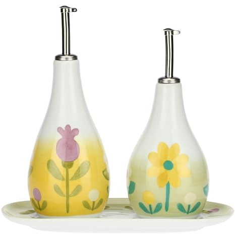 Thun Set olio e aceto in porcellana florianne primavera