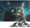 Puzzle Maine Coon Cat Warrior, Puzzle für Erwachsene, 1000 Stück, Papppuzzle für Erwachsene und Familien, Spielzeug, Denkspiel 38x26cm, 1000 Teile