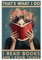 Vintage-Poster That's What I Do I Read Books And I Know Things, Poster, Buchliebhaber, Poster, Vintage-Kunst, Geschenk, Wandkunst, Poster, 2 Leinwand-Poster, Schlafzimmer, Dekoration, Landschaft,