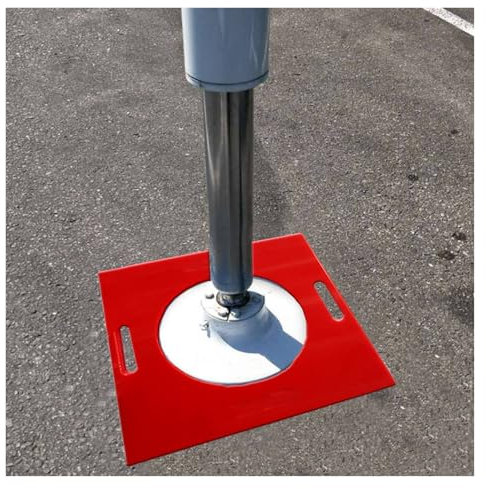 AMUFJJ Coussin stabilisateur Haute densité Stabilisateurs Rectangulaires, Stabilisateurs Empilables Et Tapis en Plastique pour Grues, Chariots Télescopiques Et Pompes À Béton(10x14in/25.4x35.6cm)