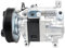 Compresor de aire acondicionado compatible con Mazda 3 6 1.6‑2.3l 6pk 124 mm R134a H12A1AS4EY BBP2‑61‑450 Rendimiento de refrigeración del aire acondicionado OEM H12A1AS4EY H12A1AX4EY BBP2-61-450 BBP2