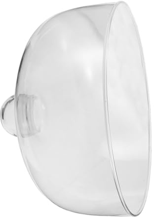 DOITOOL Tapa Microondas Vidrio Antisalpicaduras para Alimentos, Cubre Platos de Vidrio Resistente al Calor, Fácil de Limpiar, Adecuado para Oficina y Meal Prep