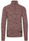 Solid SDPhilostrate Herren Strickpullover Troyer Grobstrick Pullover mit Troyerkragen 100% Baumwolle Regular fit, Größe:M, Farbe:Wine Red Melange (8985)