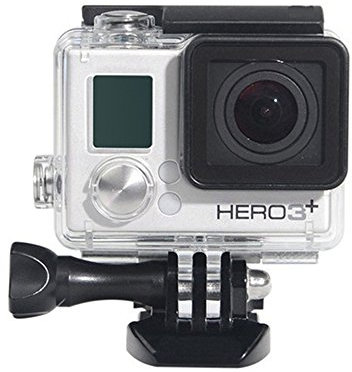 Wasserdichte Schutzhülle für Gopro Hero 4 3 Plus, drehbare Unterwasser-Tauchhülle Gehäuse für Go Pro Hero 4 3+ 3