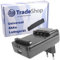 Trade de Shop universal cargador de carga para batería de ion de litio 3,7 V hasta 6,5 cm, base de carga 360 ° giratorio compatible con muchos Smartphone Teléfono Móvil Cámara Digital Baterías
