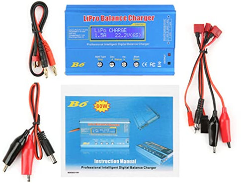 FTVOGUE B6 80W 220V Digital LCD Balance Discharger Scheda di ricarica parallela per batteria LLiPo NiMH RC (senza spina)