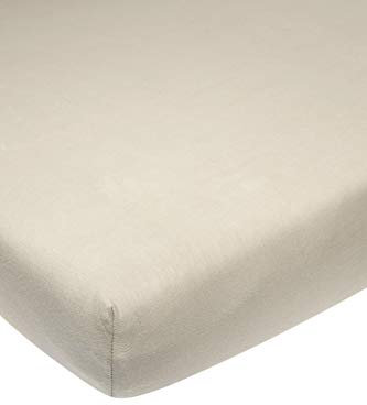 Meyco 566006 Jersey Spannbettlaken Laufgittermatratze Spieldecke Boxmatratze 100% Baumwolle 75x95cm Sand