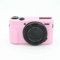 G7X Mark II Case, Zakao Soft Silicone Bag Lightweight Slim Skin Rubber Protective Digital Camera Case Cover for Canon PowerShot G7X Mark II (Pink)