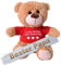 TE-Trend Männertagsgeschenk Zollstock Vatertag Lasergravur Bester Papa Geschenk Meterstab 2m weiß mit Teddybär 25cm mit Spruch Shirt Mehrfarbig