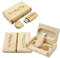 Customize Personalised Laser Engraved Solid Wooden USB Flash Drive USB Box Wedding Photo Memory Storage Disk,Wedding ceremony,Company customization,Personal gift (8G, maple)