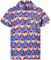 King Kameha Funky-Hawaii-Hemd, Weihnachten, Herren, Kurzarm, Christmas-Santa-Allover, Blau, 5XL