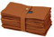 S4Sassy Orange solide Wohnkultur 12 Stück Baumwollserviette Solid Everyday Basic Waschbar Tischwäsche
