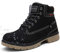 Eagsouni Winterstiefel Herren Schneestiefel Damen Warm Gefütterte Winterschuhe Wasserdicht Stiefeletten Winter Schnürstiefel Wander Schuhe, Schwarz, 47 EU