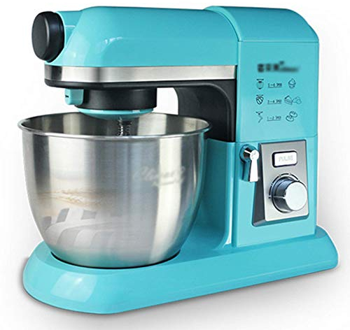 GAOLIGUO Impastatrice 6.3L, 800W 6 velocità Robot da Cucina Mixer Multifunzione Sbattitore Elettrico con Gancio a Foglia, Gancio a Spirale e Frusta Robot impastatrice,Blue