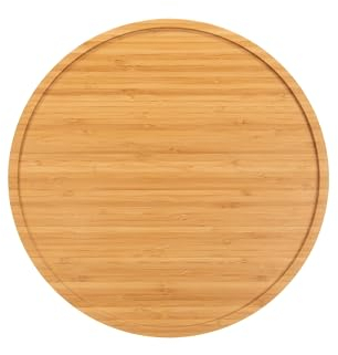 Mateda 12 Bamboo Lazy Susan Turntable for Pantry Cabinet or Table (12 inch)