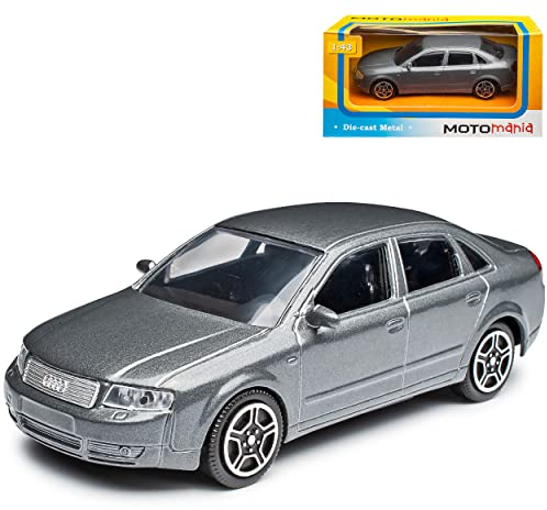 alles-meine.de GmbH A*U*D*I A4 B6 Typ 8E Limousine Grau 2000-2004 1/43 Modellcarsonline Modell Auto Modellcarsonline Modell Auto