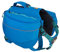 RUFFWEAR Approach Pack, Hunderucksack-Tragetasche mit integriertem Geschirr und Taschen, Tragbares Haustier-Wander- und Campingzubehör mit 2 Leinenbefestigungspunkten, Blue Dusk (Small)