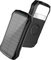 WFEI Solar Charger Power Bank Portable Fast Qi Wireless Charger External Battery Pack Waterproof with Flashlight,Black