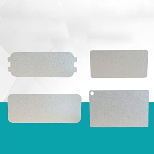 SPORTARC 10 hojas de mica universales para hornos de microondas, cubiertas de guía de ondas, placas de mica para tapa magnética para Galanz, 10 x 5 cm de grosor