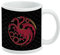 House of the Dragon Targaryen Sigil Scales Keramik-Kaffeetasse für Kaffee, Tee und heiße Getränke, 325 ml, Weiß