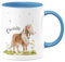 miKalino Keramik Tasse Pferd - Pony personalisiert mit Wunschname | Kaffee Becher Kaffeetasse Geschenk, Farbe:cambridgeblue, Grösse:330ml