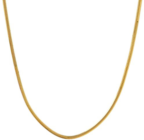 Goldkette Schlangenkette Länge 42cm - Breite 0,8mm - 333-8 Karat Gold