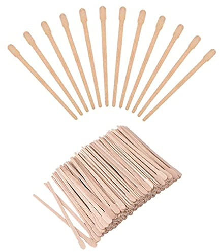 Spatules à Cires,Spatules Épilation en Bois,Spatule Cire Chaude,Spatule Application Cire Chaude,Spatule Jetable, Bâtonnets en Bois,Bâtons De Cire Baton Epilatoire Jetable,Bâton Epilation Cire,200 PCS
