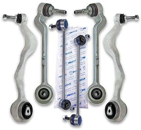 ATEC Germany 2x Querlenker Vorderachse hinten unten, 2x Querlenker Vorderachse vorne unten, 2x Koppelstange Kompatibel mit BMW 1er (E81)(E87)(E88)(E82), 3er (E90)(E93)(E92)(E91), X1 (E84)