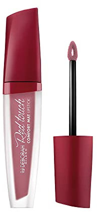 Deborah Milano - Red Touch Lipstick Rossetto Liquido Matte, N.12 Vintage Rose, Colore Intenso e No Transfer, Dona Labbra Morbide e Vellutate, 4.5 gr