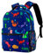 Eslifey Cartoon Space Rockets Alien Leichter Schulrucksack Klassischer Reiserucksack für Damen Teenager, Farbe 2