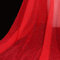 300cm*160cm Organza Stoffe zum Nähen Meterware,Dekostoff Kostümstoff zum Nähen Leichter Glanz Glitzer Organza Tüllstoff Für Kleidung Dekoration Gardine Vorhänge Tischdecken Deko Schals -Rot