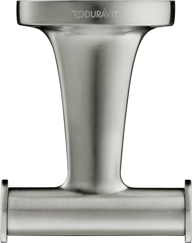 Duravit Starck T Handtuchhaken Doppel 6x7,6x5 cm Gebürsteter Edelstahl