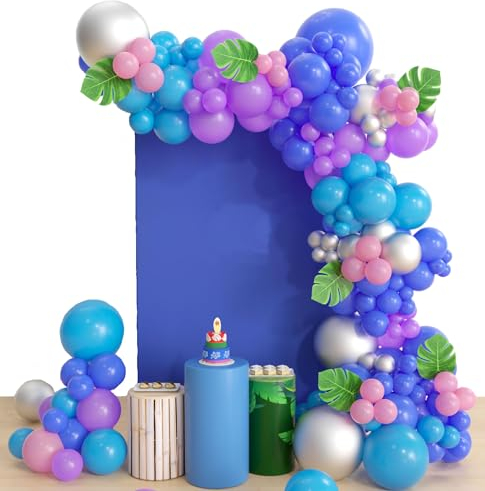 Cumpleaños Stit Globos Decoraciones Stit Feliz Cumpleaños Pancarta para Niños Suministros para Fiestas