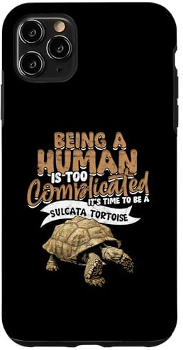 iPhone 11 Pro Max Sulcata Tortoise Case
