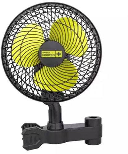 Genérico Ventilador Clip Fan Garden Highpro Oscilante 20cm 20W