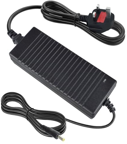 12V 10A Power Supply Adapter, 120W AC 100-240V to 12V Transformer, 5.5x2.5mm Plug, UK Plug, for LED Strip, Surveillance Camera, TV Box, Router & More Devices