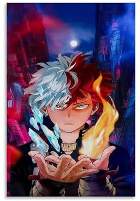 nuomesc My Hero Academia Classic Anime Poster Wandkunst Bilddruck Moderne Familienzimmer Dekor 12x18inch(30x45cm)