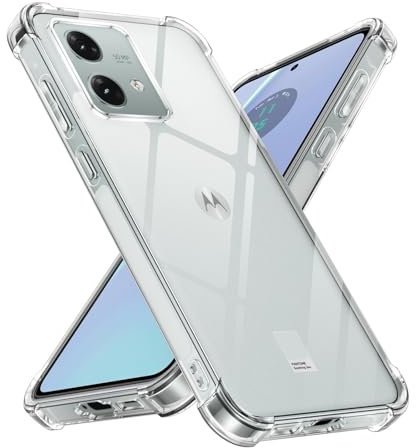 Xiltlly Funda para Motorola Moto G84 5G 6.5, Carcasa Protectora Thin Antigolpes Transparente Suave TPU Silicona Anti-arañazos Bumper Caso con Esquinas Reforzadas Clear Case para Motorola Moto G84 5G
