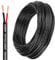 joonnair 5Metri Cavo Elettrico 20AWG 2 Conduttori Rosso/Nero, 2 x 0,5 mm² Fili in Rame Stagnato, per LED Auto/Barche/Rimorchi, 5 V/12 V/24 V/300 V, Rotondo